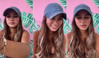 Belahan Dada Pulen Berkelas Hani Asyik Ngobrol