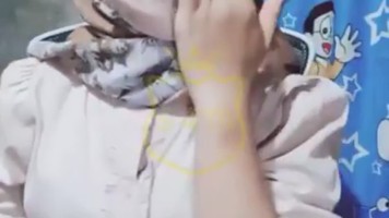 Mbak Jilbab Live Berani Omek Timun