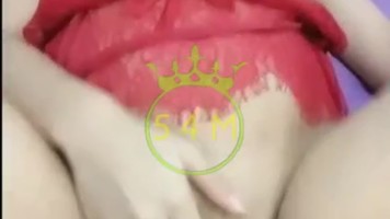 Tante Grace Lingerie Merah Transparan